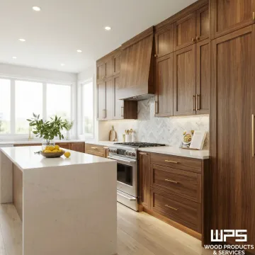 Custom kitchen cabinets with modern design and premium finishes