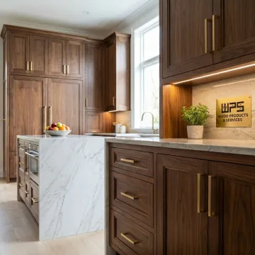 Custom built kitchen cabinetry with hardwood face frames and soft-close hardware