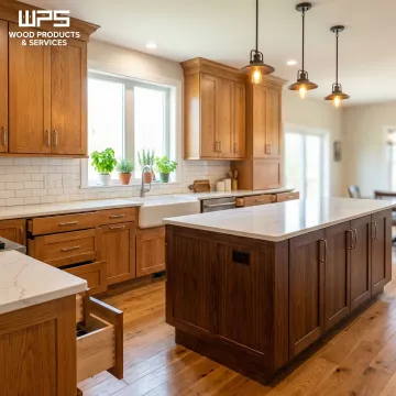 Custom kitchen cabinets installed in a Pennsylvania home by Quality Made Cabinets