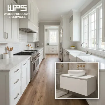 Custom kitchen and bathroom cabinet remodeling by Quality Made Cabinets