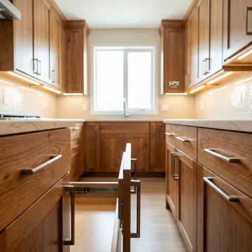 Custom plywood kitchen cabinets installed in a Royersford, PA home