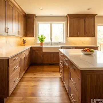 Custom kitchen cabinets designed and installed by Quality Made Cabinets