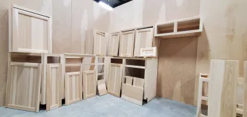 Blue Painted Kitchen Cabinets in Chalfont, PA