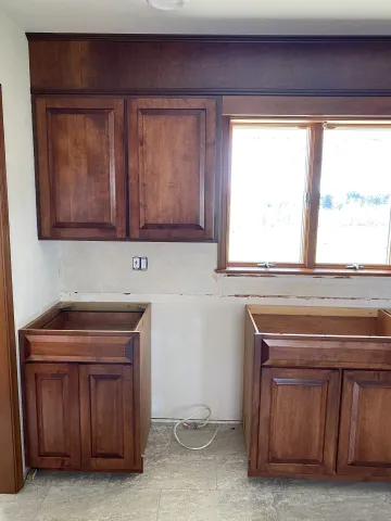 Dark Wood Kitchen Cabinets — Modern Designs & Ideas