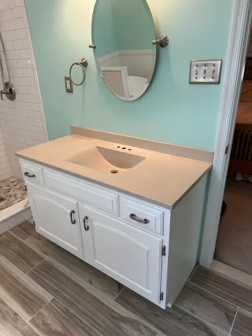 Bathroom Vanities with Mirror & Cabinet