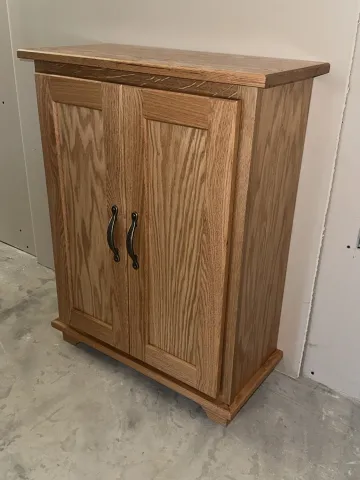 Craftsman building custom 60 inch bathroom vanity cabinet