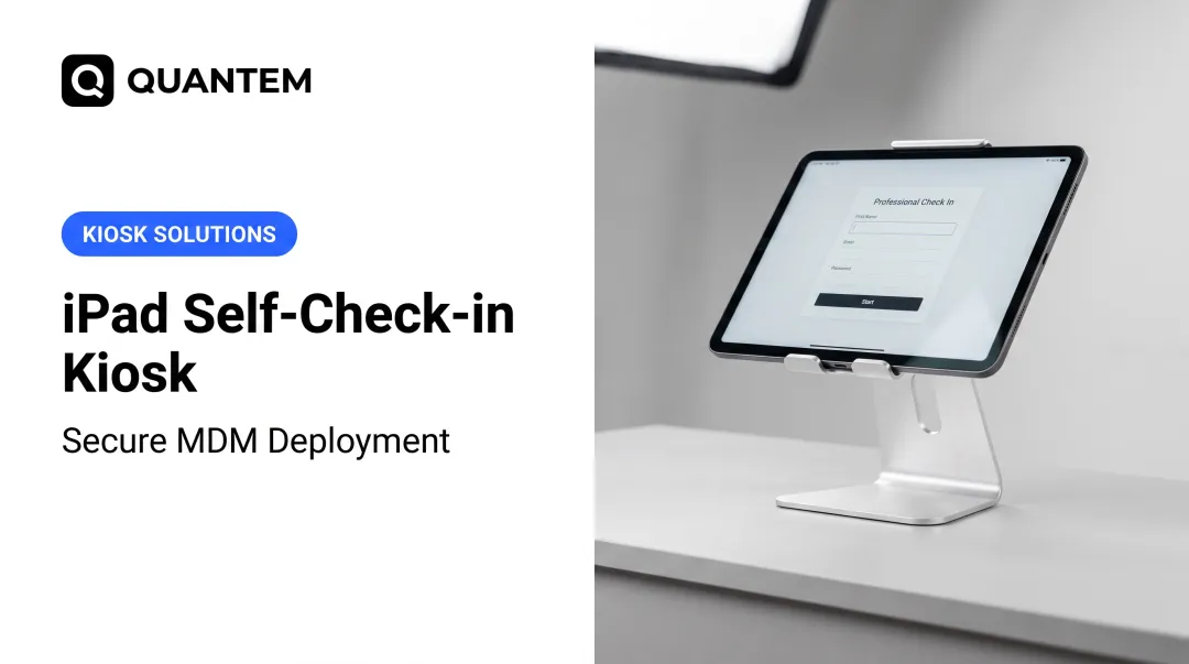 iPad Self-Check-in Kiosk