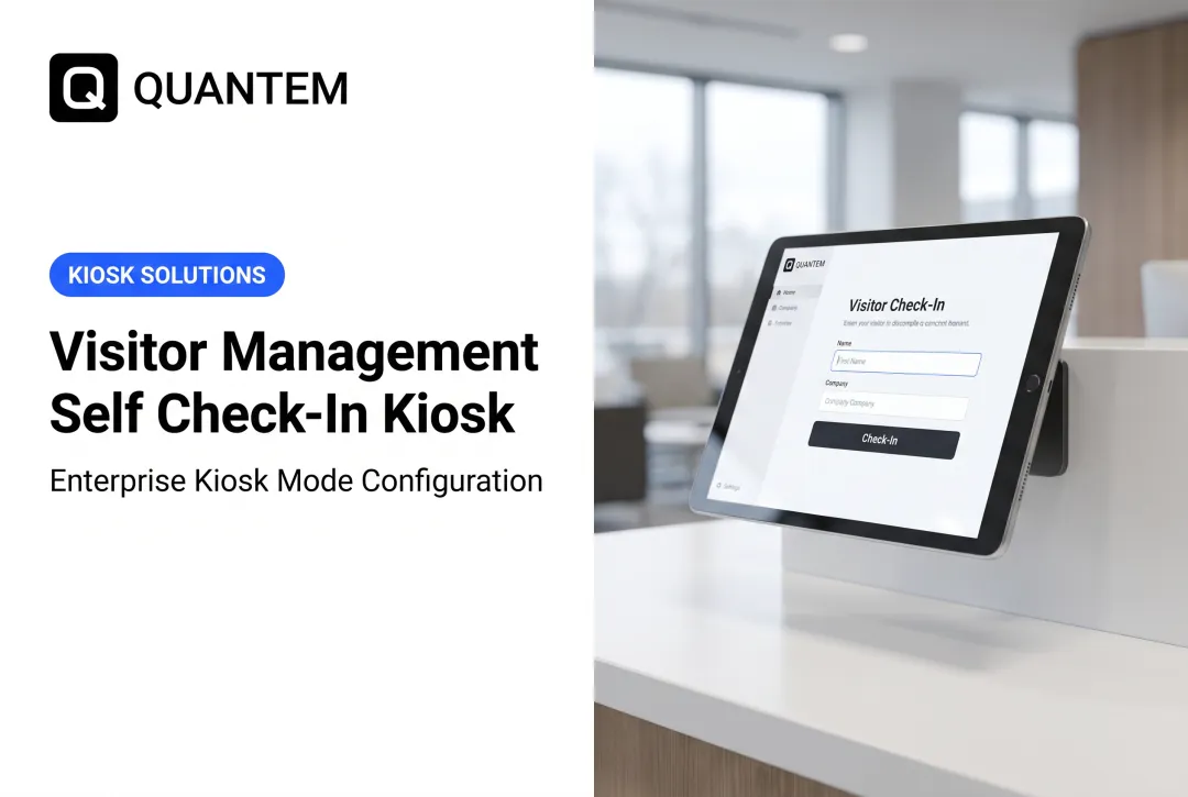 Visitor Management Self Check-In Kiosk