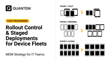 Rollout Control & Staged Deployments for Device Fleets