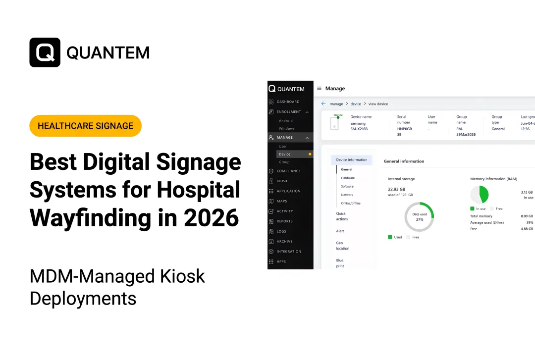 Best Digital Signage Systems for Hospital Wayfinding in 2026