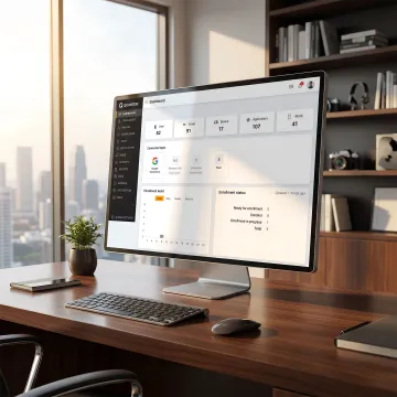 Enterprise app store dashboard on managed devices