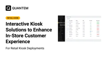Interactive Kiosk Solutions to Enhance In-Store Customer Experience