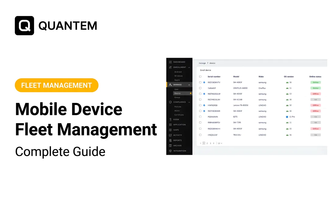 Mobile Device Fleet Management: Complete Guide