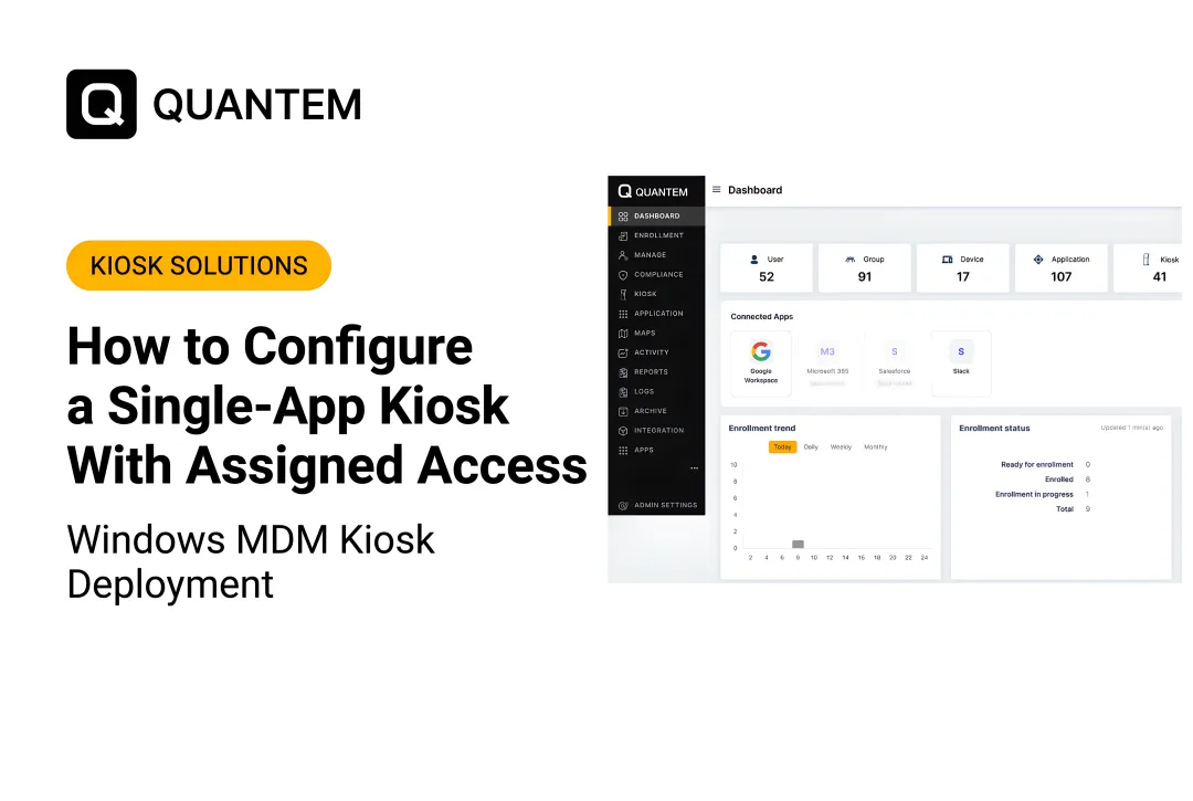 How to Configure a Single-App Kiosk With Assigned Access