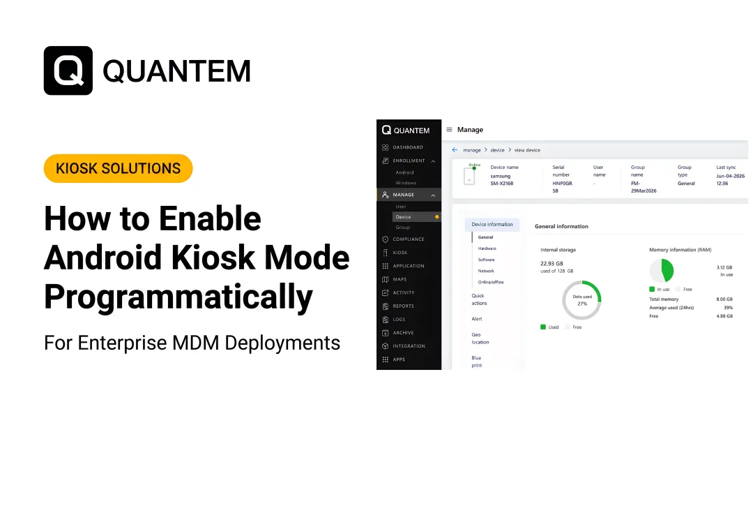 How to Enable Android Kiosk Mode Programmatically