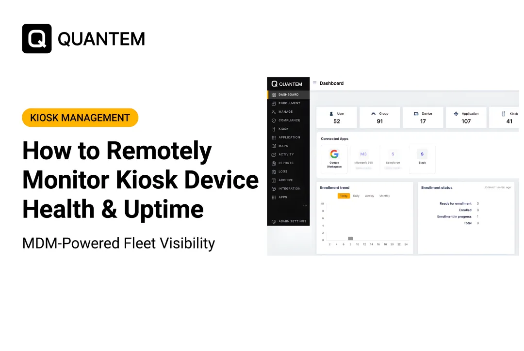 How to Remotely Monitor Kiosk Device Health & Uptime