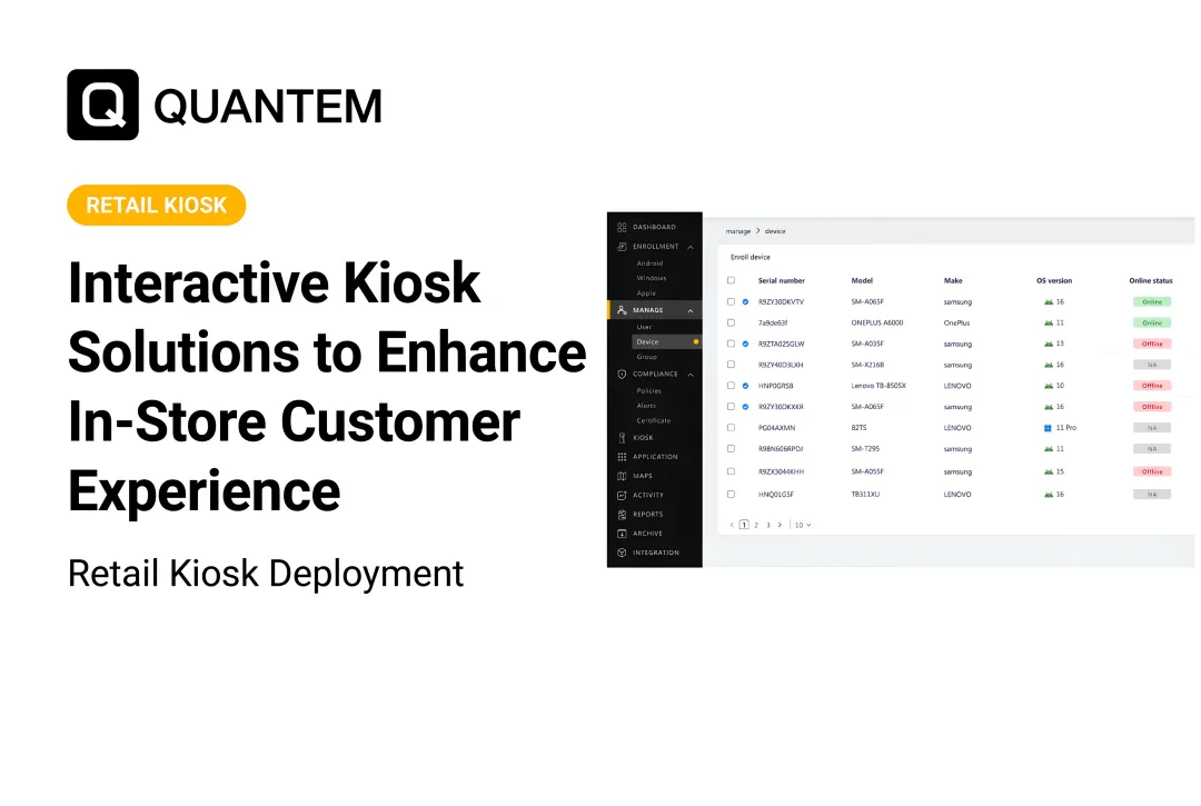 Interactive Kiosk Solutions to Enhance In-Store Customer Experience
