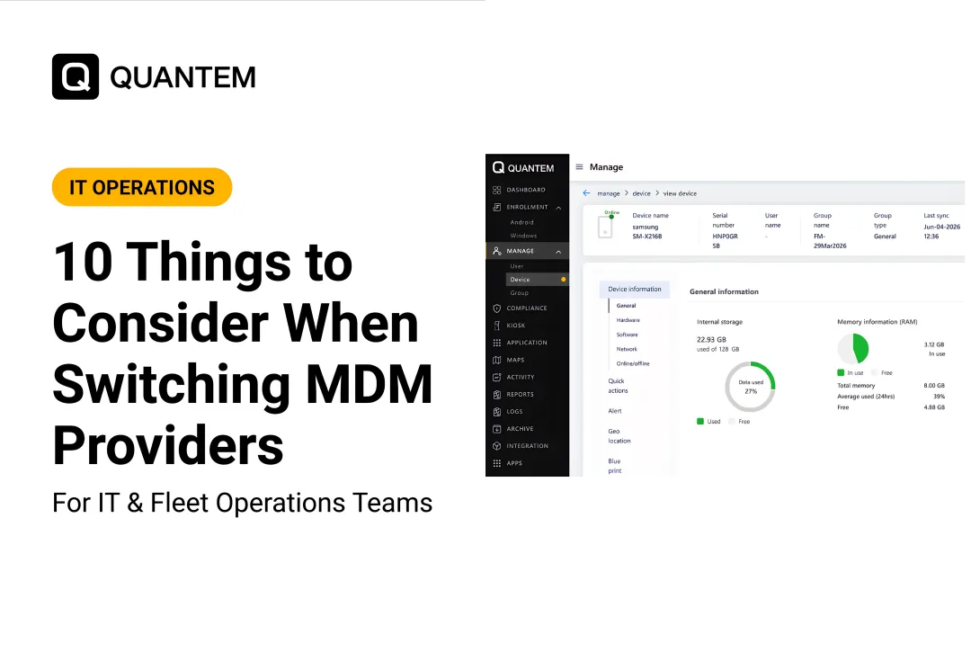 10 Things to Consider When Switching MDM Providers