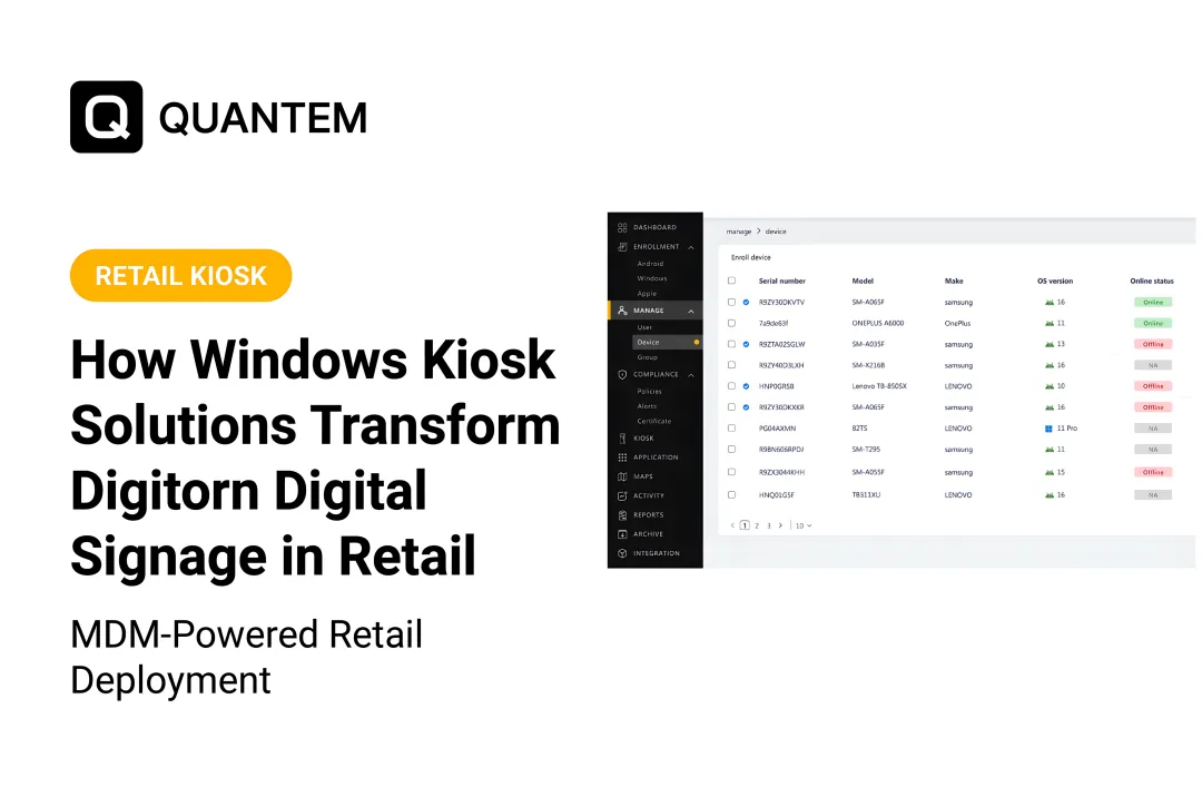 How Windows Kiosk Solutions Transform Digital Signage in Retail