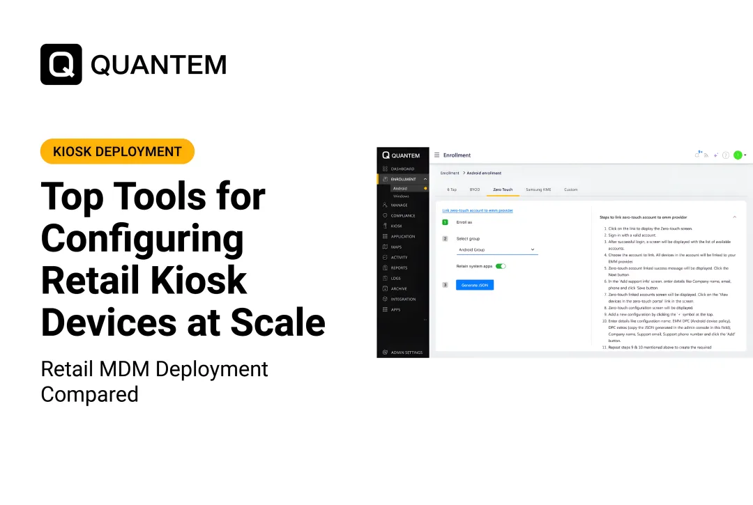 Top Tools for Configuring Retail Kiosk Devices at Scale
