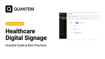Healthcare Digital Signage: Hospital Guide &amp; Best Practices
