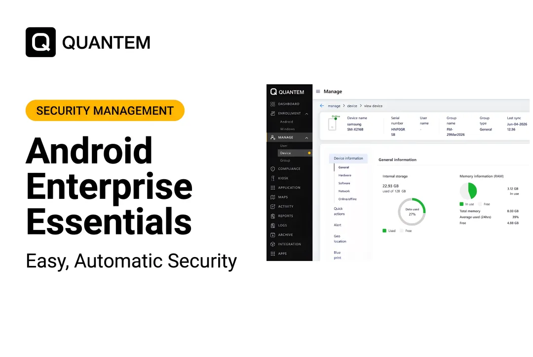Android Enterprise Essentials: Easy, Automatic Security
