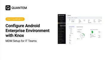 Configure Android Enterprise Environment with Knox