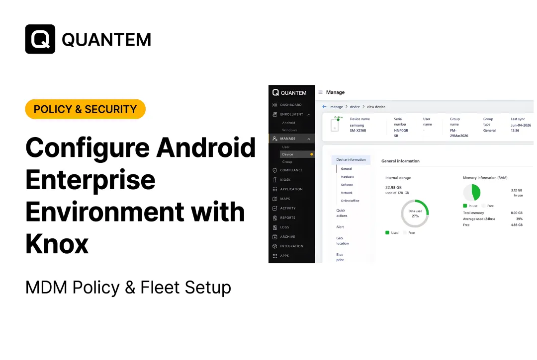 Configure Android Enterprise Environment with Knox