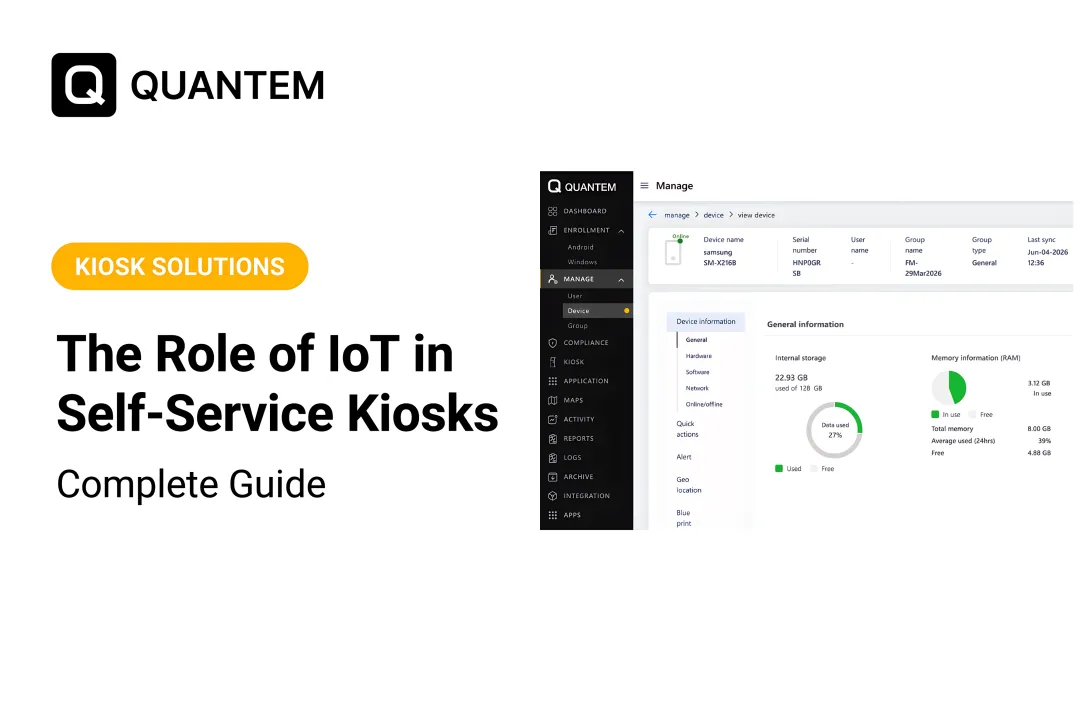 The Role of IoT in Self-Service Kiosks: Complete Guide
