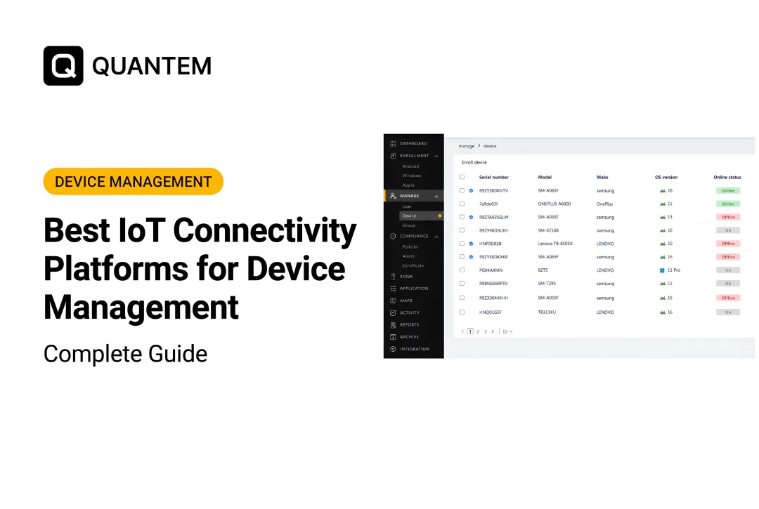 Best IoT Connectivity Platforms for Device Management: Complete Guide