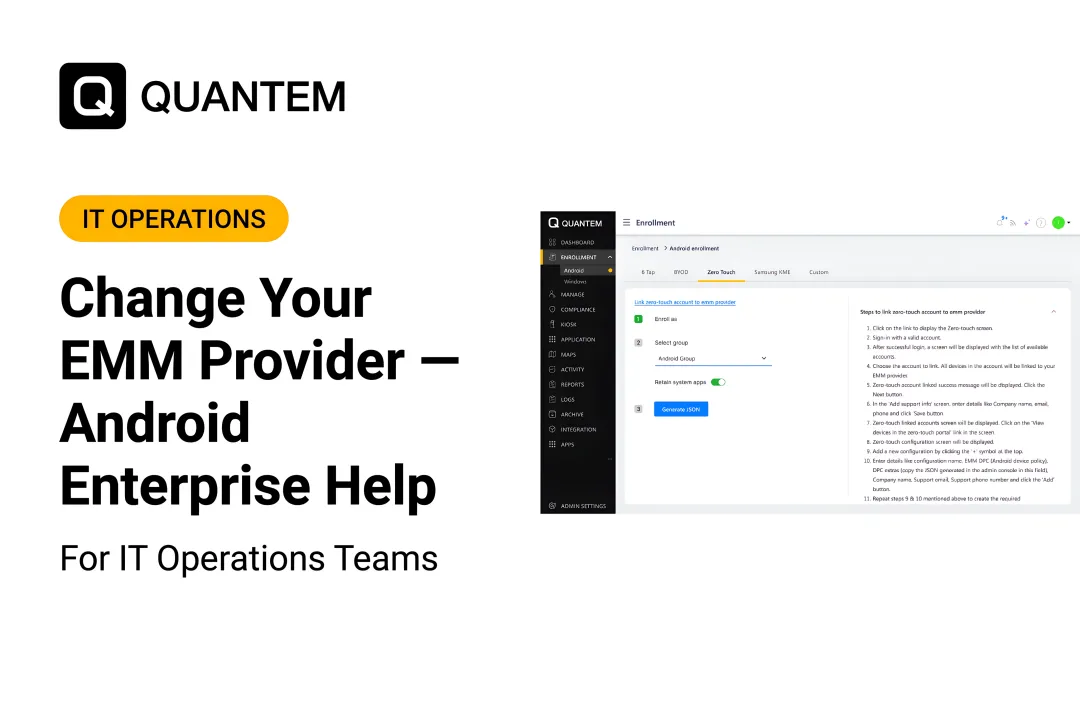 Change Your EMM Provider — Android Enterprise Help