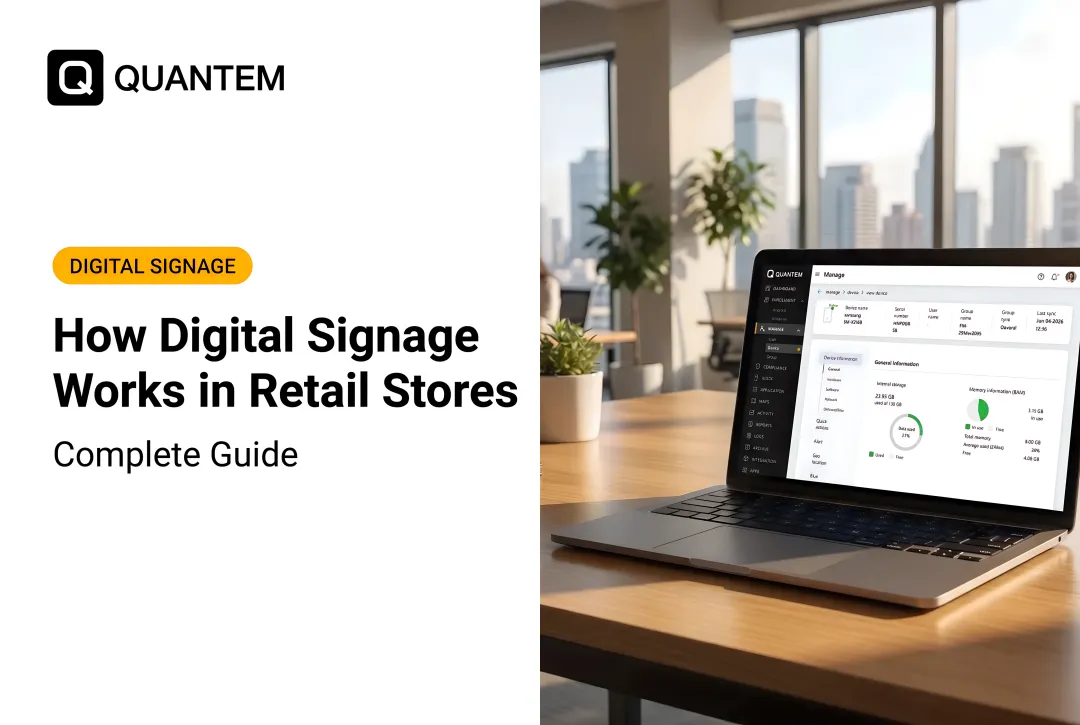 How Digital Signage Works in Retail Stores: Complete Guide