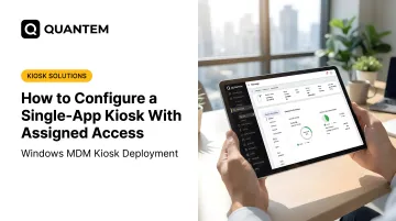 How to Configure a Single-App Kiosk With Assigned Access