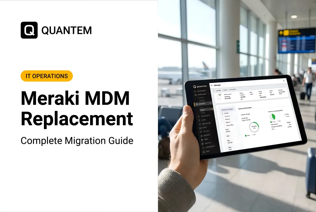 Meraki MDM Replacement: Complete Migration Guide