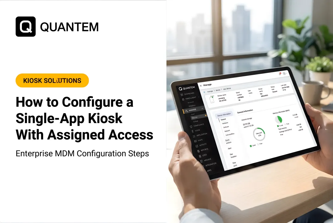 How to Configure a Single-App Kiosk With Assigned Access