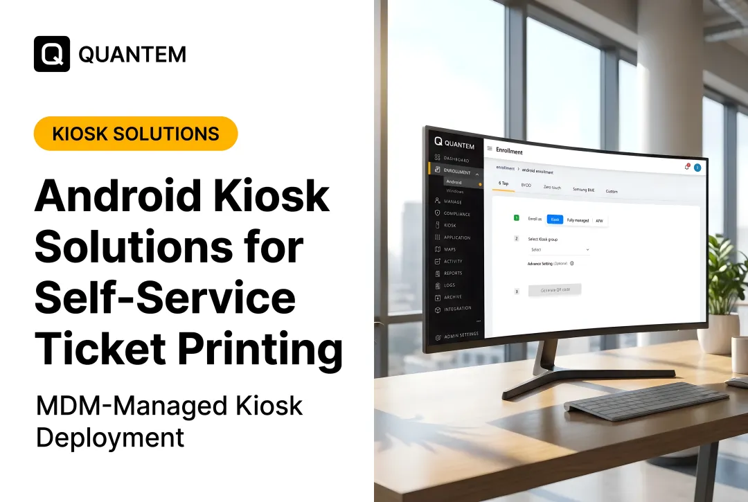 Android Kiosk Solutions for Self-Service Ticket Printing