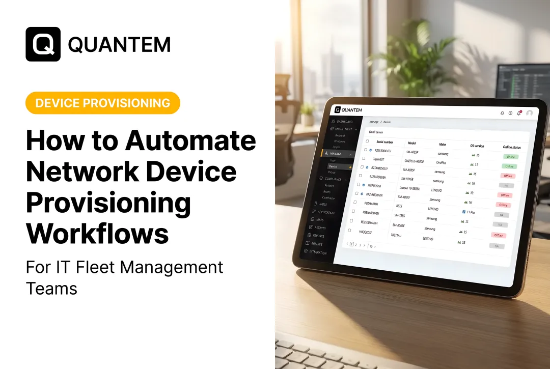 How to Automate Network Device Provisioning Workflows
