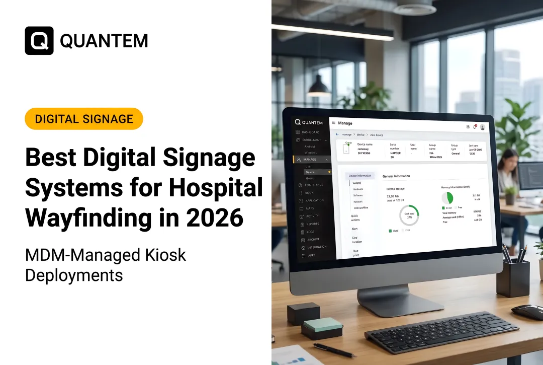 Best Digital Signage Systems for Hospital Wayfinding in 2026