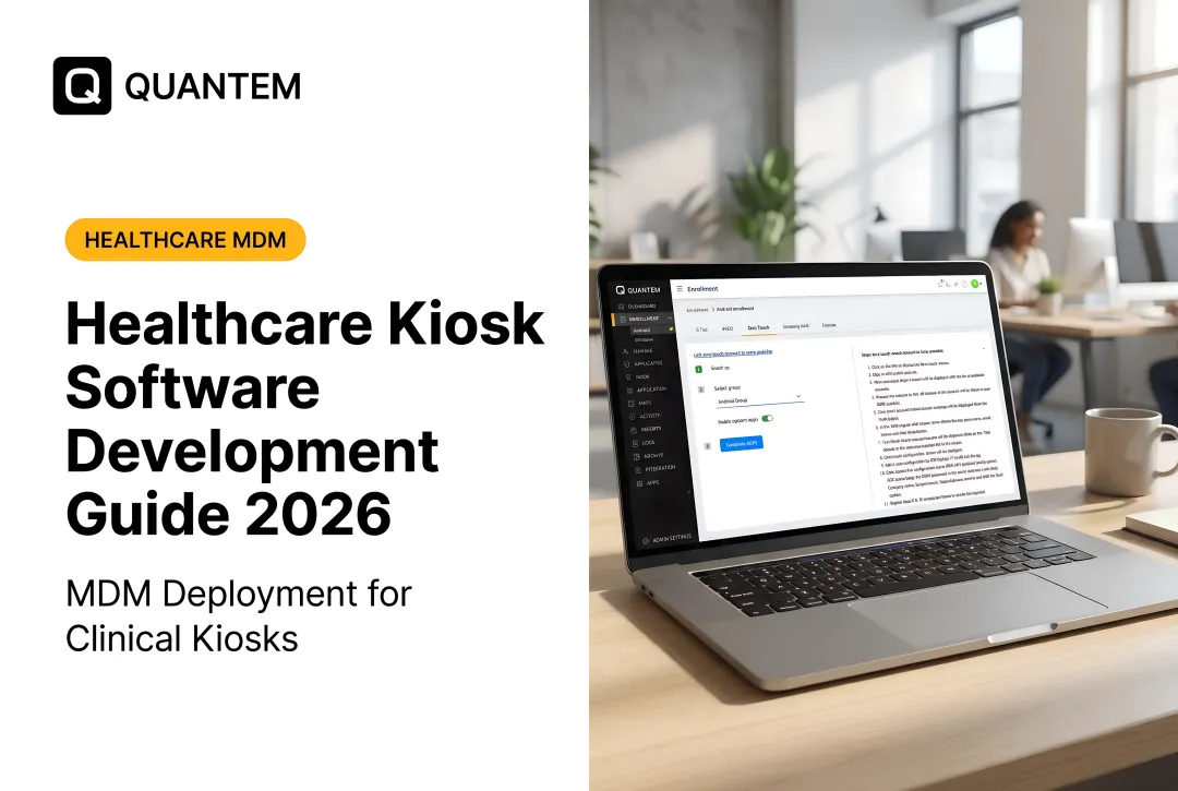 Healthcare Kiosk Software Development Guide 2026