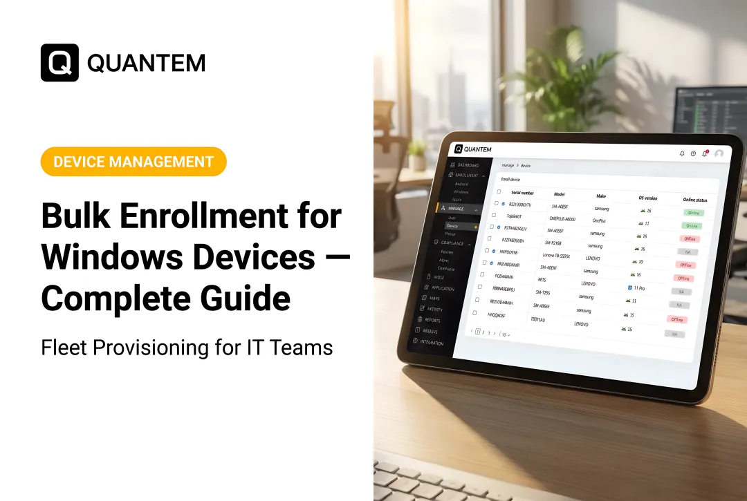 Bulk Enrollment for Windows Devices — Complete Guide
