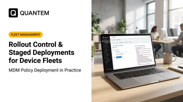 Rollout Control &amp; Staged Deployments for Device Fleets