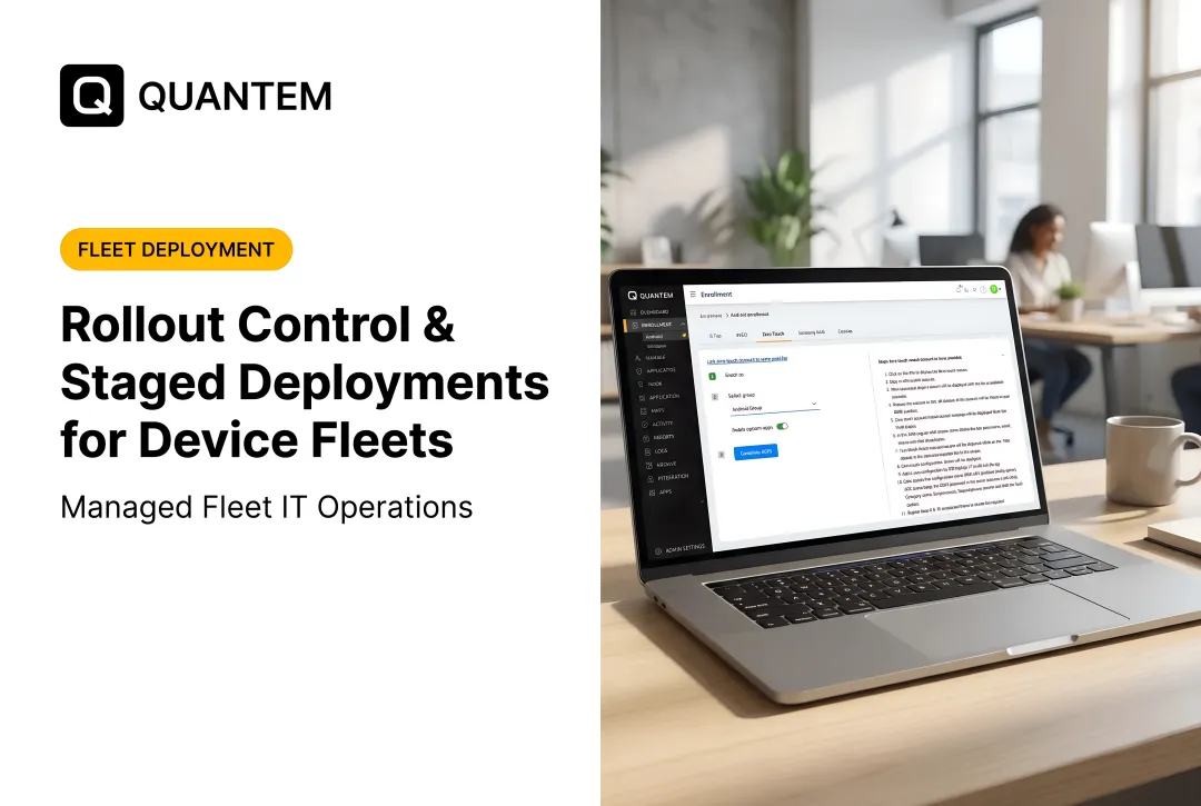 Rollout Control & Staged Deployments for Device Fleets