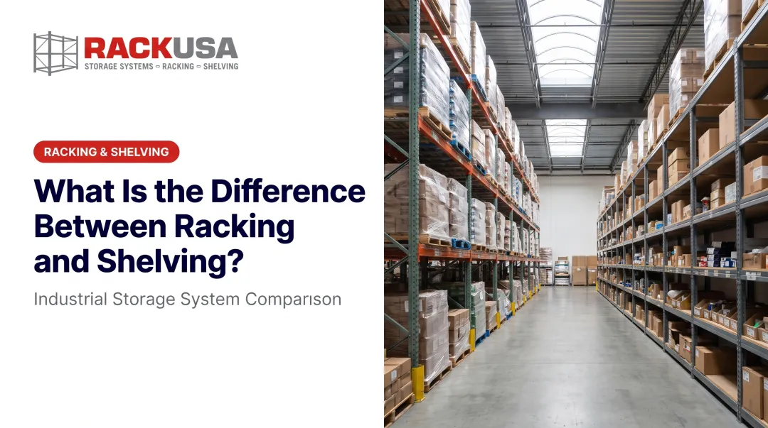 What Is the Difference Between Racking and Shelving?