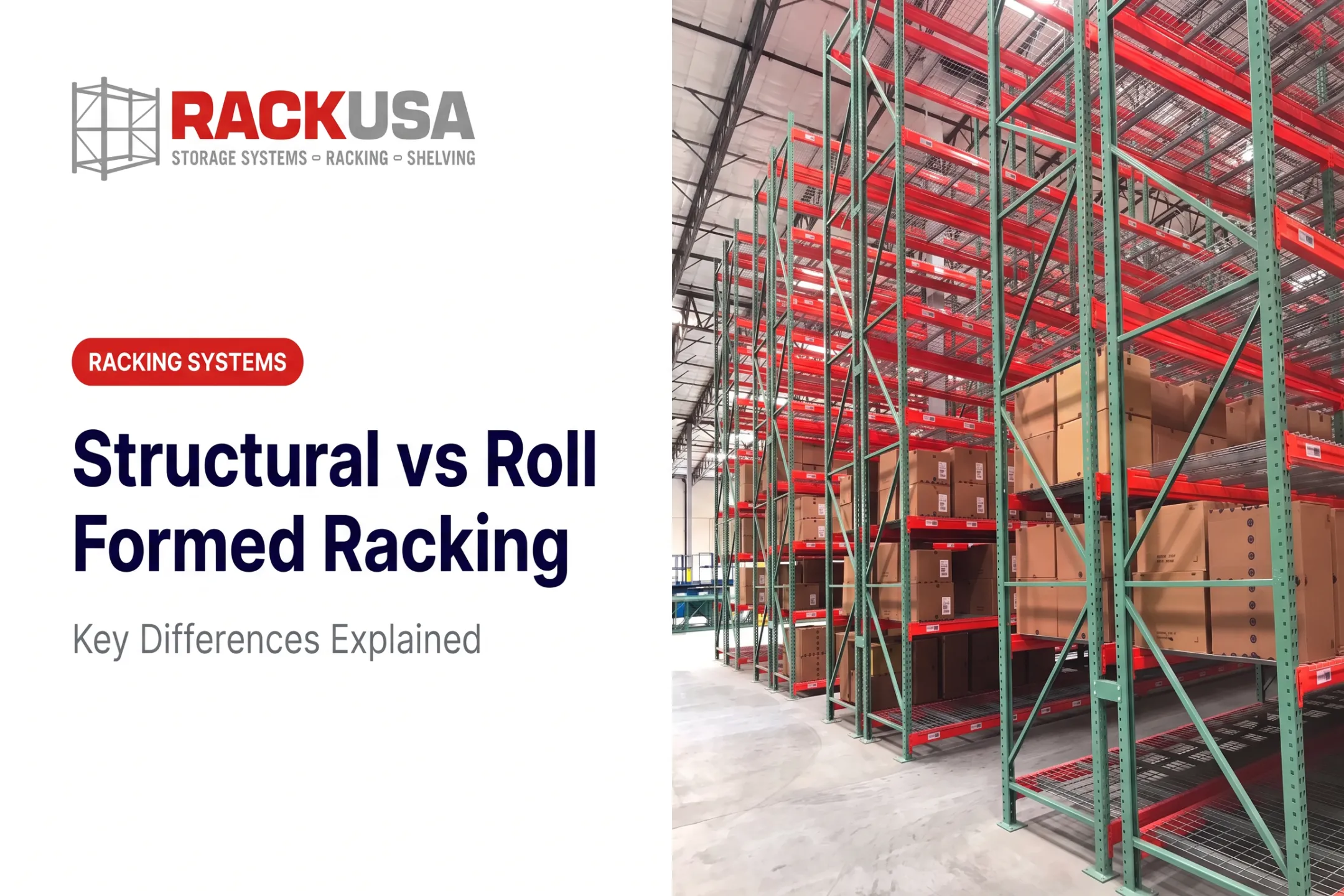 Structural vs Roll Formed Racking: Key Differences Explained