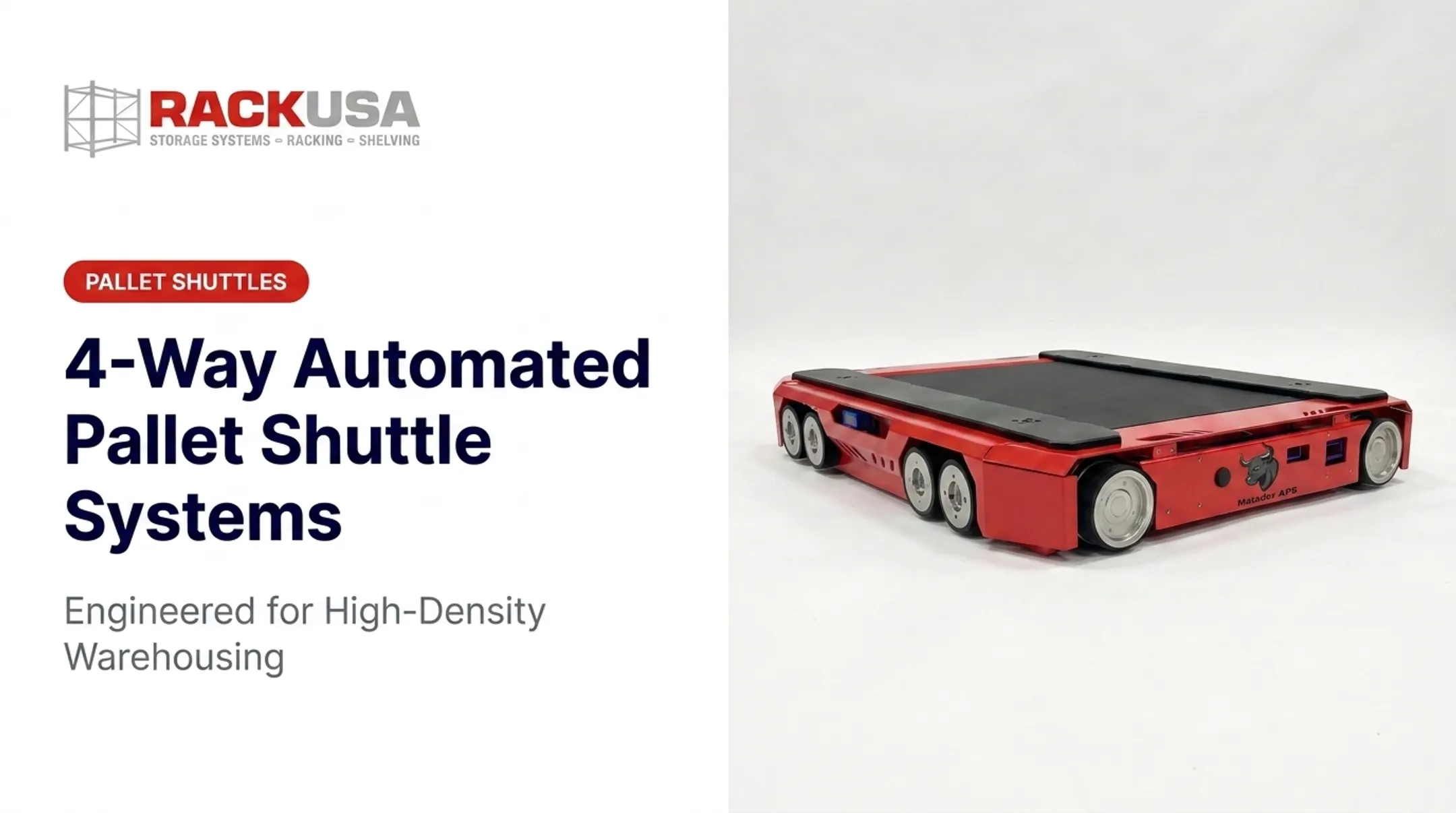 4-Way Automated Pallet Shuttle Systems