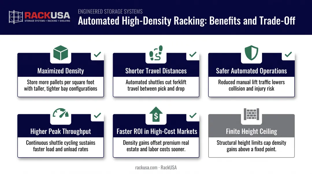 Six key benefits of high bay racking for warehouse storage capacity