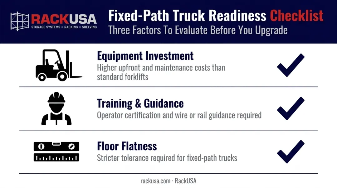 Three key considerations checklist before buying narrow aisle pallet racking