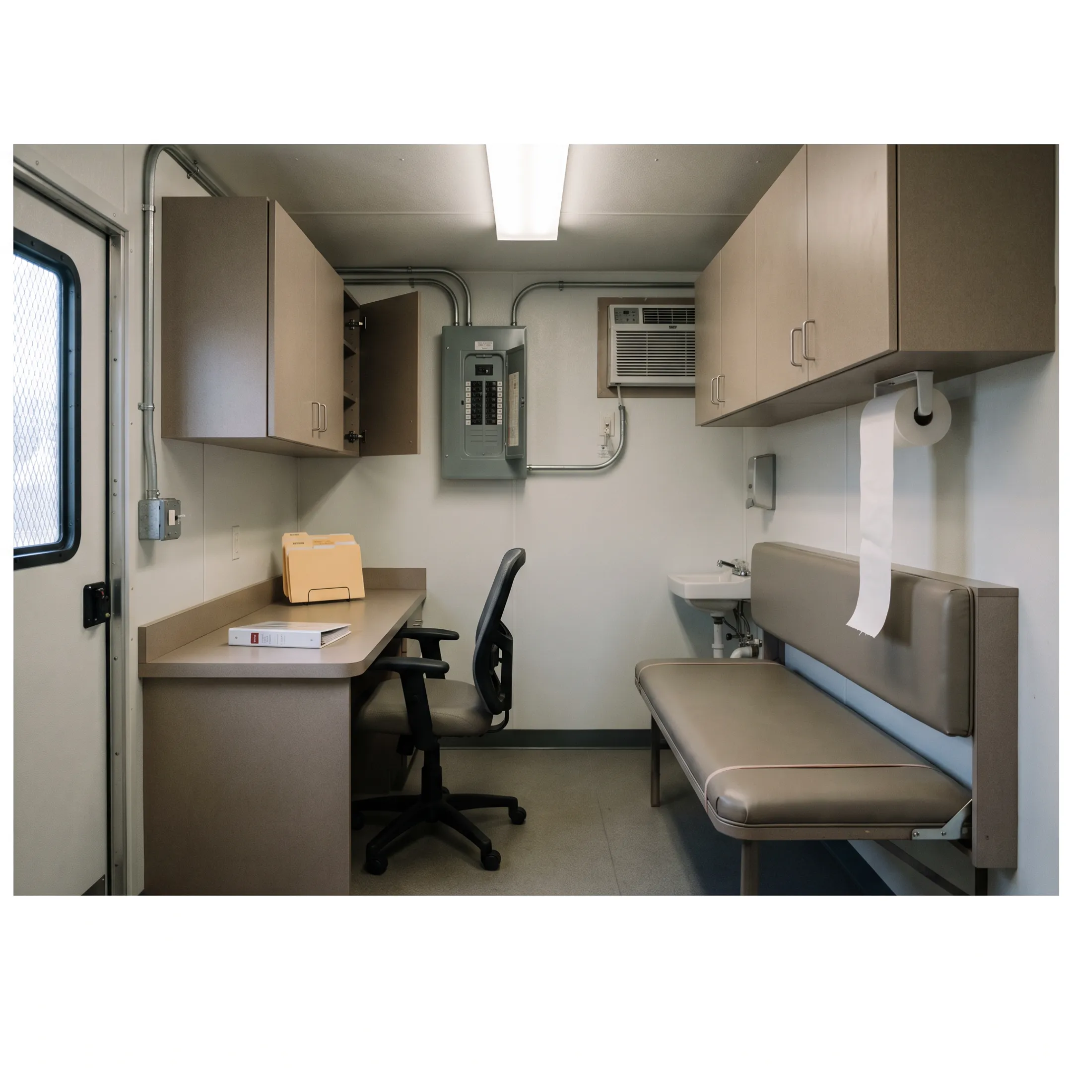 Offices and infirmaries