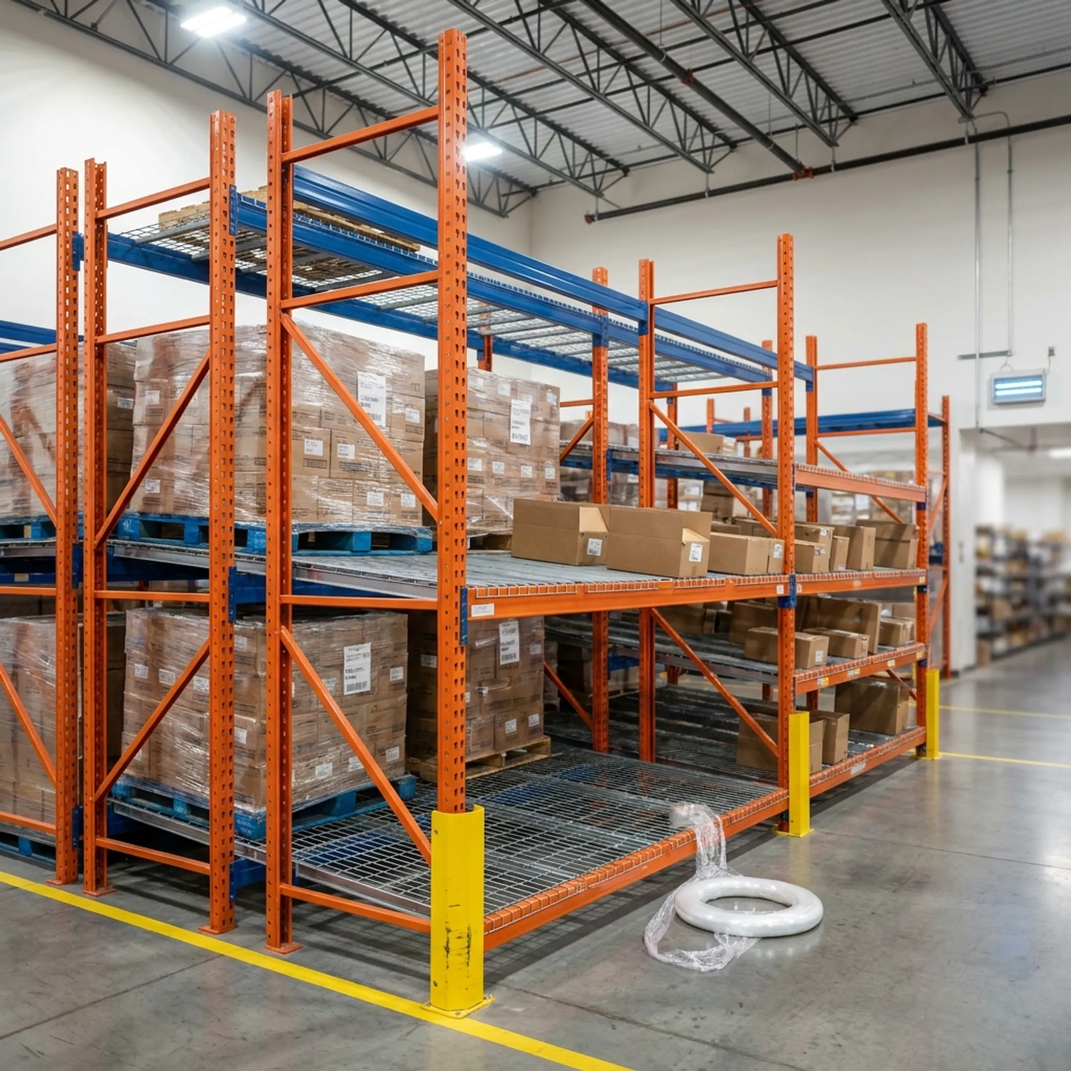 Food and pharmaceutical storage racking