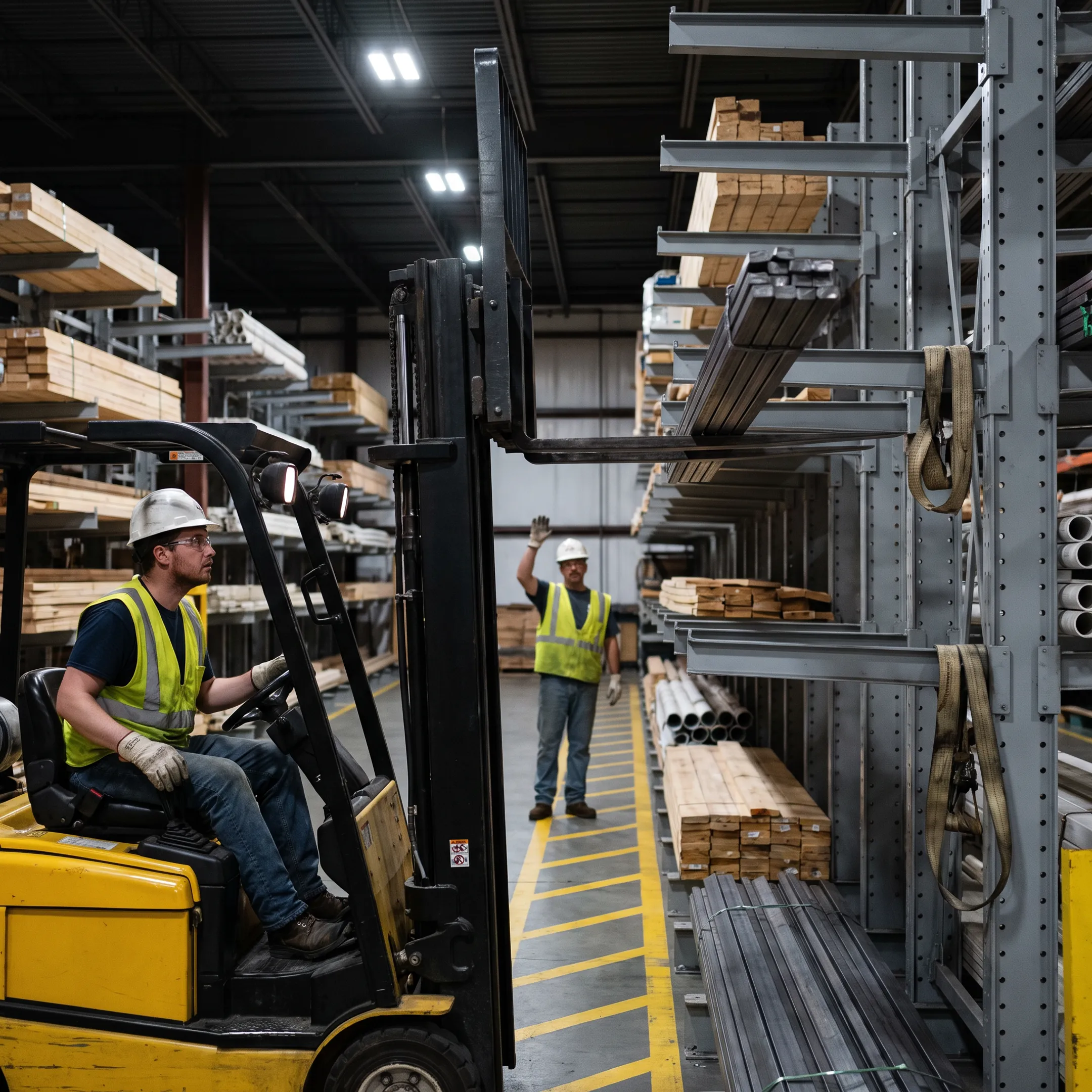 E-commerce and distribution cantilever racks